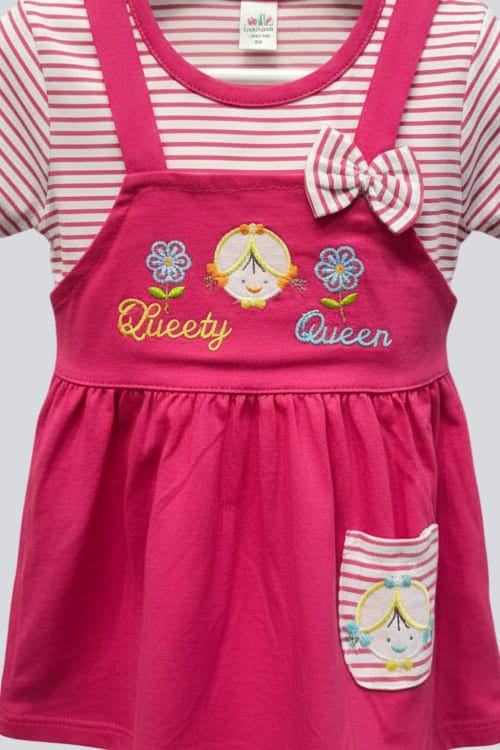 Queety Queen Pinafore Dress Set
