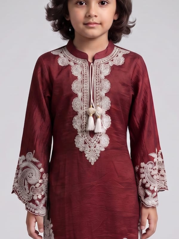 Maroon Elegance Ethnic Suit