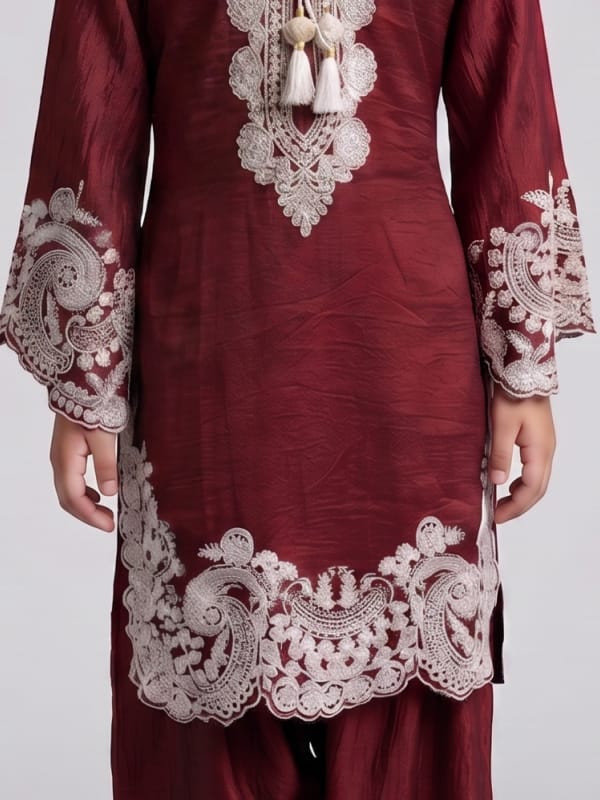 Maroon Elegance Ethnic Suit