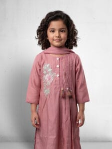 Rose Blush Ethnic Tunic Set