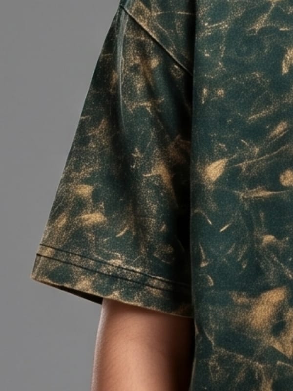 Emerald Acid-Wash Vintage Tee