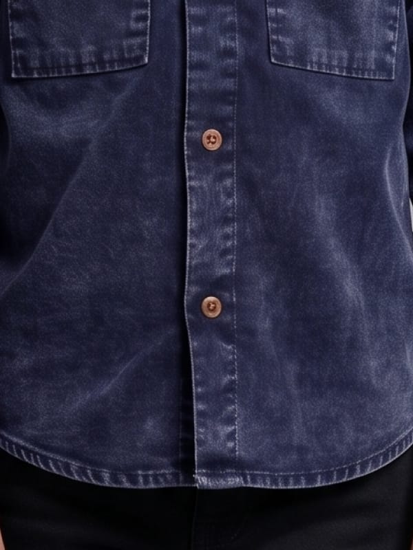 Midnight Denim Utility Shirt
