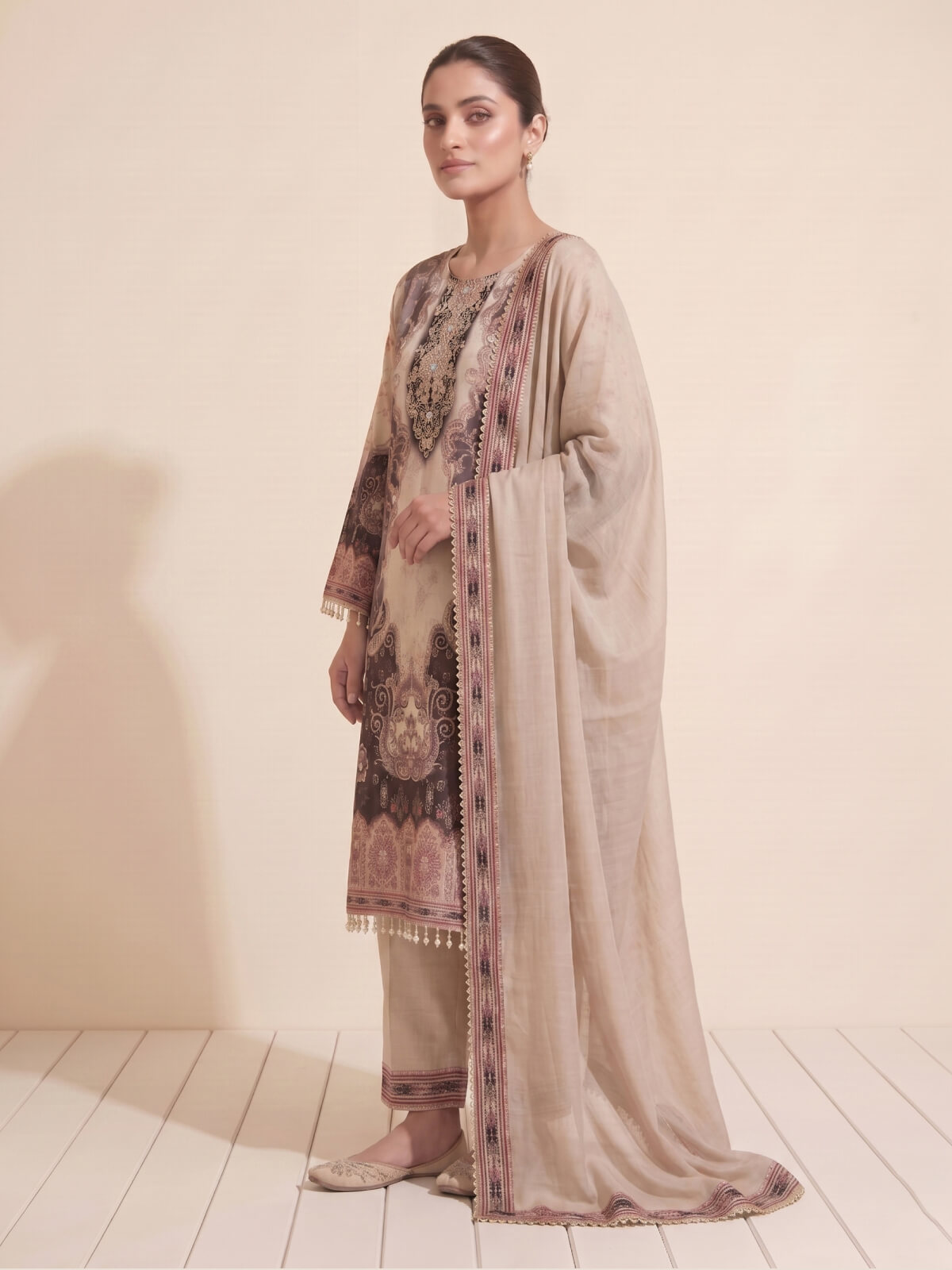 Elegance Personified Embroidered Ethnic Kurti